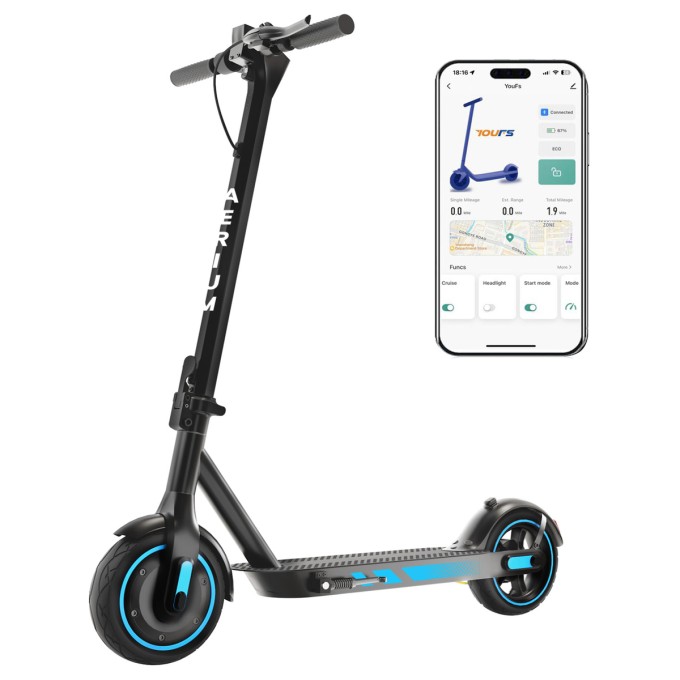 Elektrokolobežka AERIUM MaxRide T500 modrá Elektrokolobežka AERIUM MaxRide T500 modrá